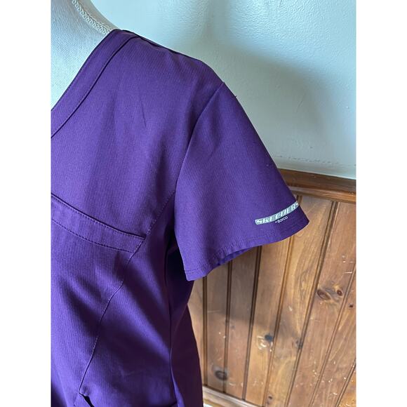 Womens Sketchers by Barco Scrub Top Nursing Medical Uniform Size Medium - Picture 3 of 7